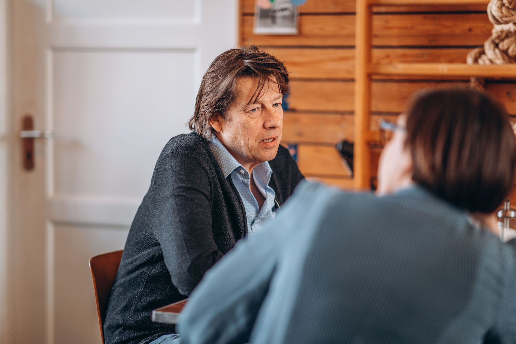 Johan Timmers in gesprek